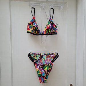 Too Hot Brazil Bikini Vintage 80s  Bright and Sexy